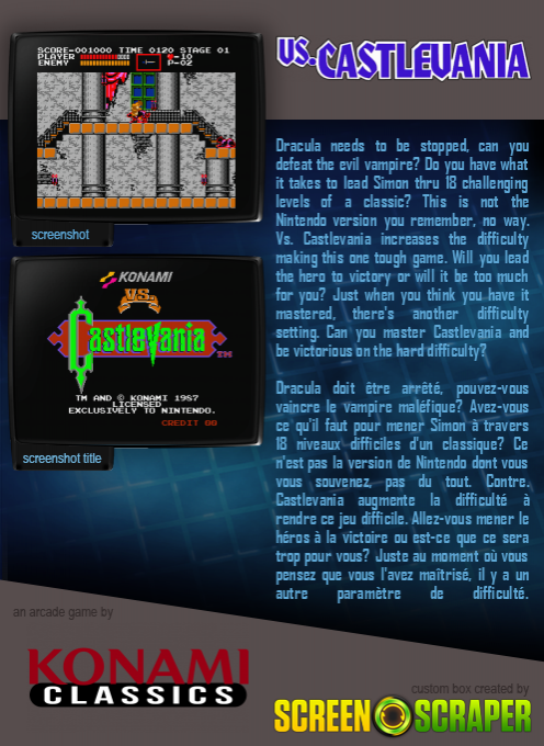 Vs. Castlevania - Dos