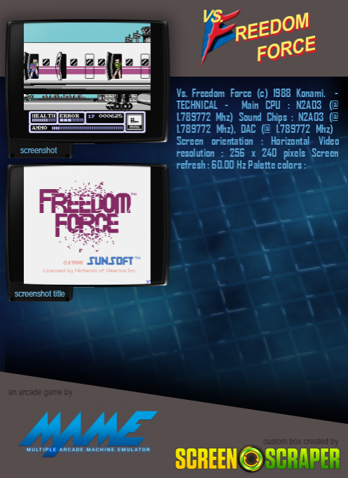 Vs. Freedom Force - Dos