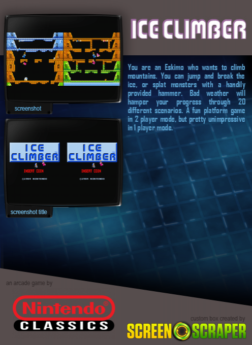 Vs. Ice Climber Dual - Dos