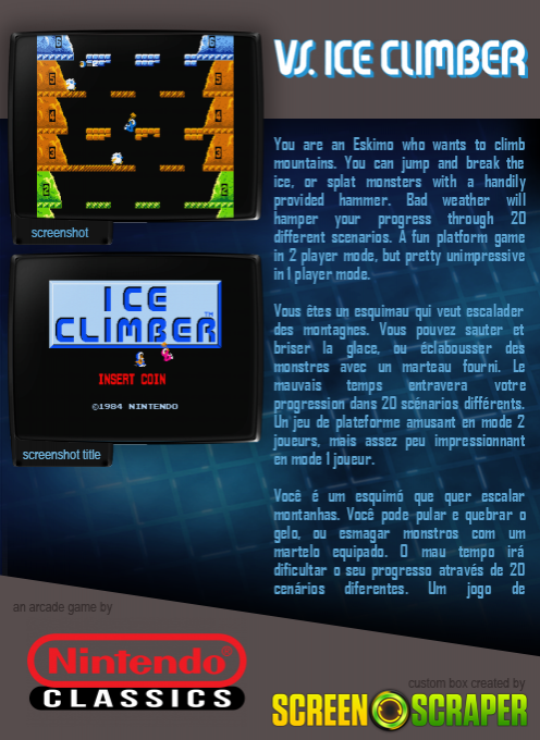 Vs. Ice Climber - Dos