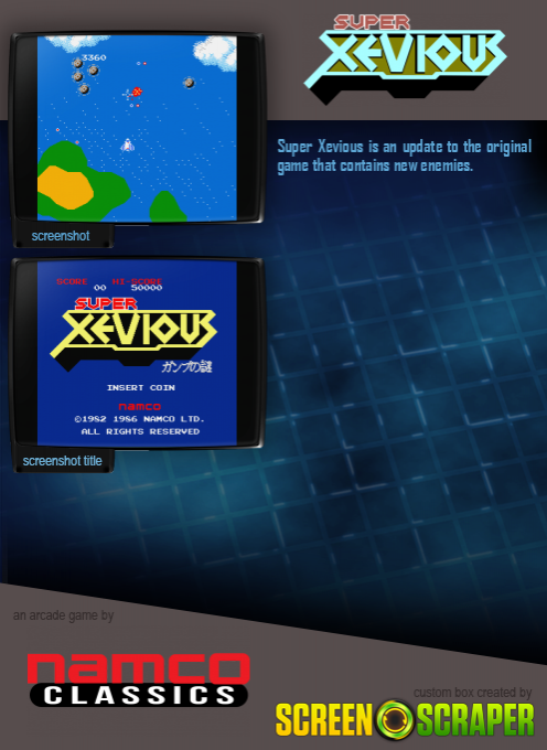 Vs. Super Xevious - Dos