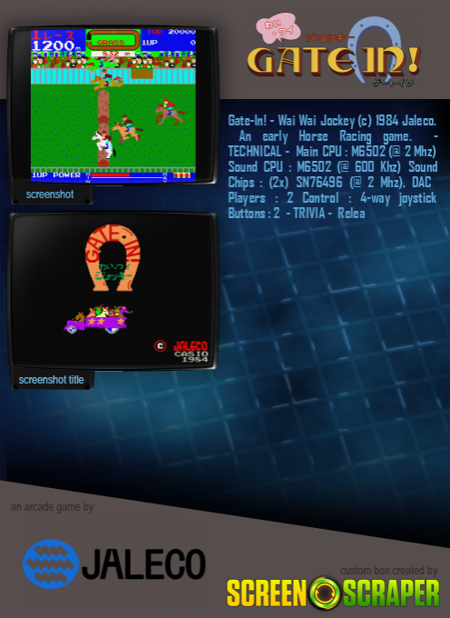 Wai Wai Jockey Gate-in! dos