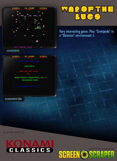War Of The Bugs Or Monsterous Manouvers In A Mushroom Maze - Dos