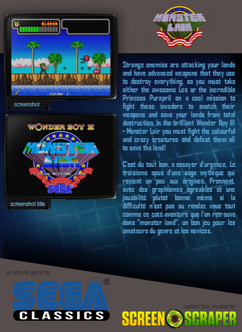 Wonder Boy 3 - Monster Lair - Dos