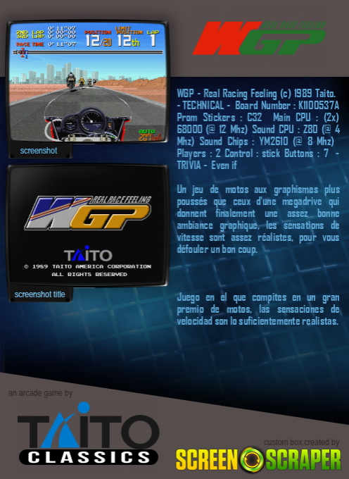 World Grand Prix - Dos