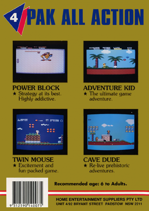 4 Pak All Action dos