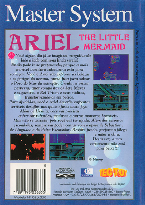 Ariel - The Little Mermaid - Dos