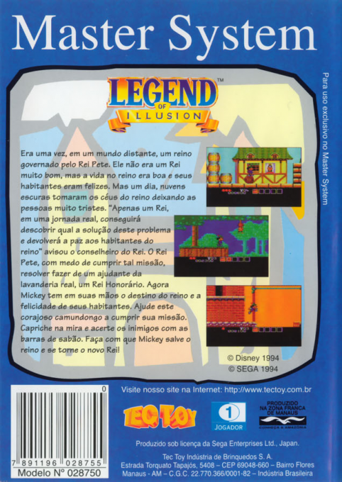 Castle of Illusion Starring Mickey Mouse - Dos