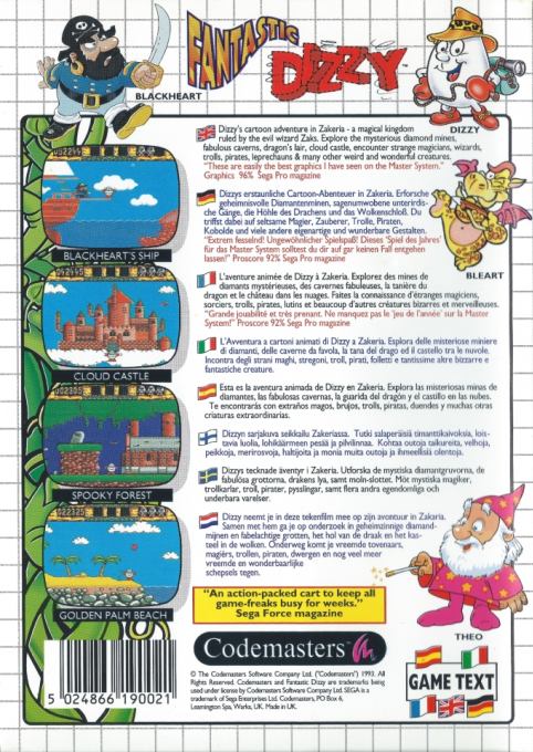 Fantastic Dizzy - Dos