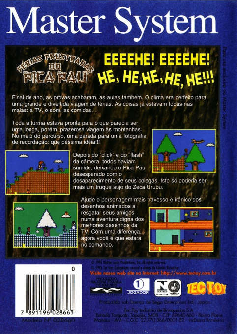 Ferias Frustradas Do Pica-pau - Dos