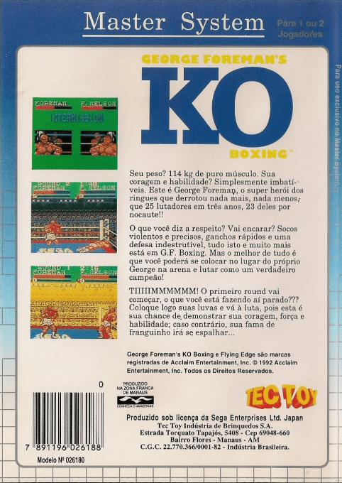 George Foreman's Ko Boxing - Dos