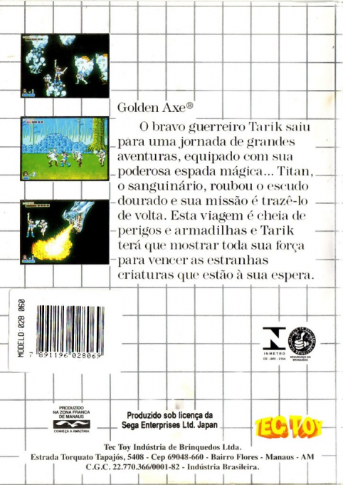 Golden Axe - Dos