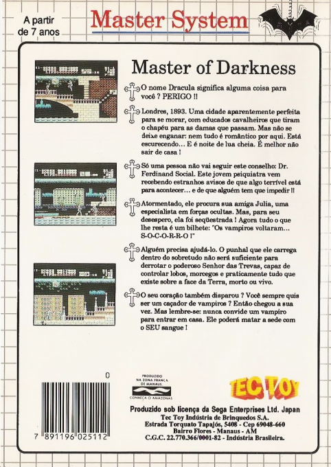 Master of Darkness - Dos