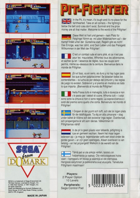 Pit-fighter - Dos