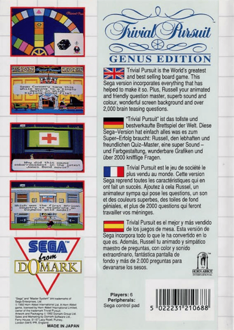 Trivial Pursuit - Genus Edition - Dos