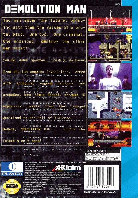 Demolition Man - Dos