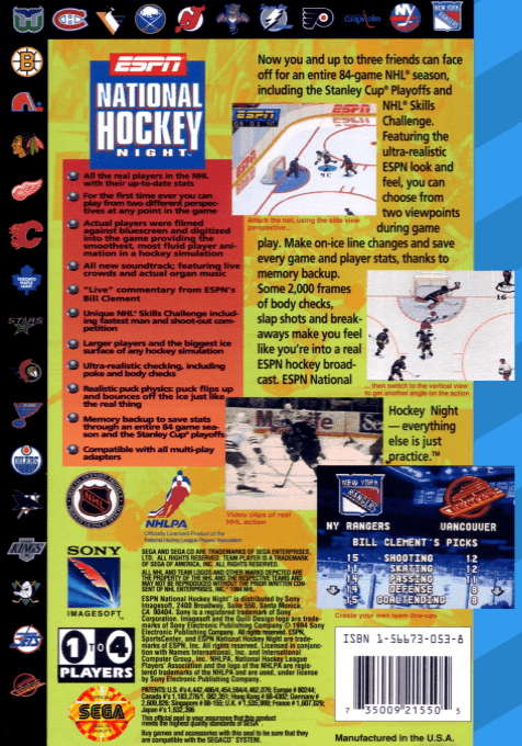 ESPN National Hockey Night - Dos