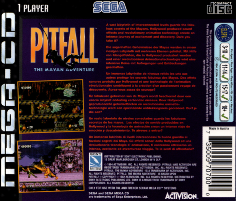 Pitfall : The Mayan Adventure dos
