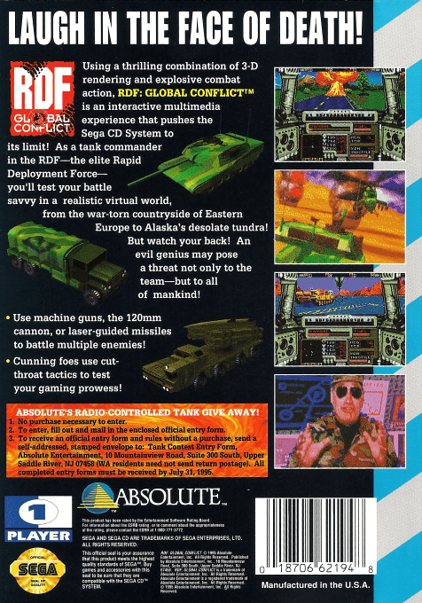 RDF : Global Conflict dos