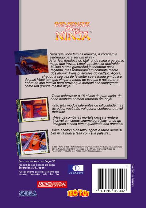 Revenge of the Ninja dos