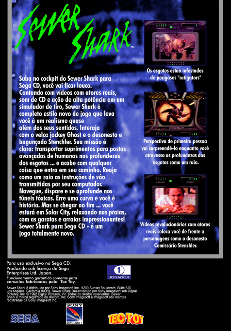 Sewer Shark dos