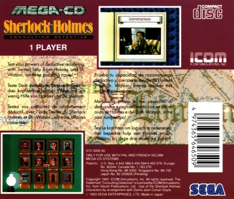 Sherlock Holmes : Consulting Detective Vol. I dos