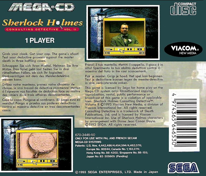 Sherlock Holmes: Consulting Detective Vol. II dos