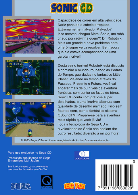 Sonic the Hedgehog CD dos