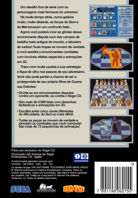The Software Toolworks' Star Wars Chess dos