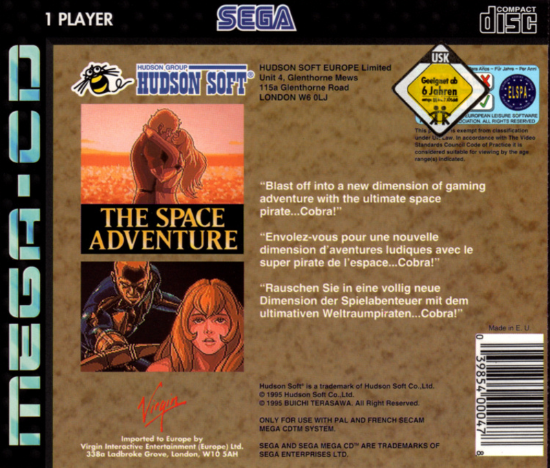 The Space Adventure dos