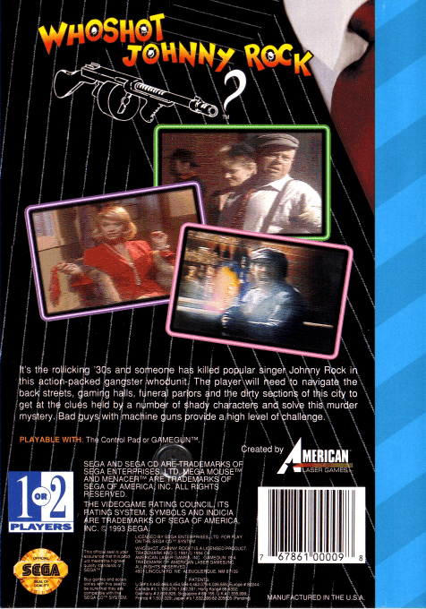 Who Shot Johnny Rock? dos