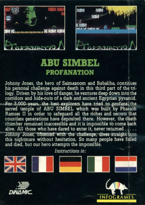 Abu Simbel Profanation - Dos