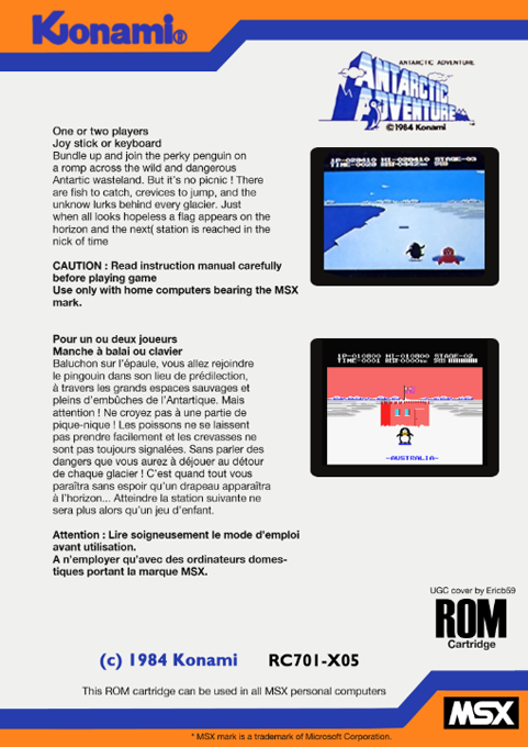 Antarctic Adventure - Dos