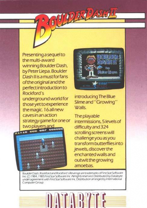 Boulder Dash 2 - Rockford's Revenge - Dos