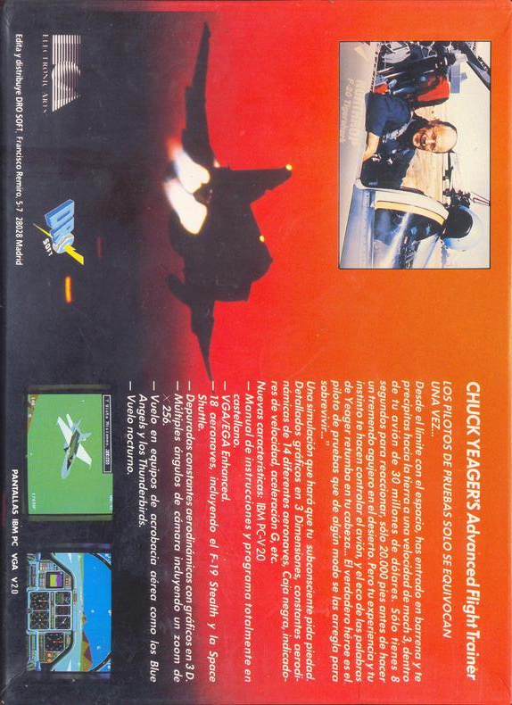 Chuck Yeager's Advanced Flight Trainer - Dos