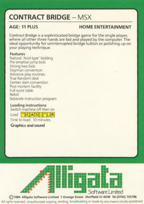 Contract Bridge - Dos