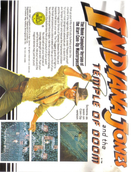 Indiana Jones And The Temple Of Doom - Dos