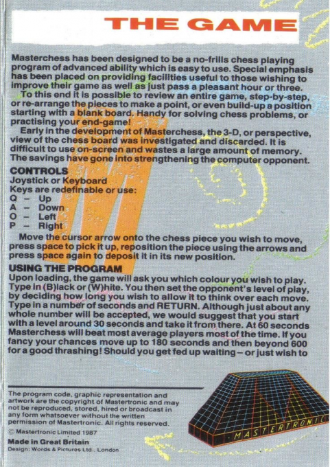 Master Chess dos
