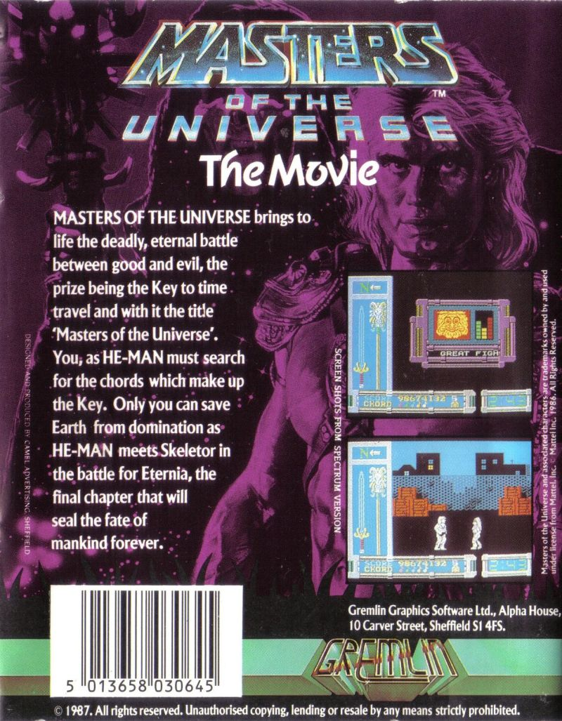 Masters Of The Universe - The Movie dos