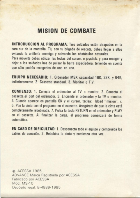 Mision De Combate dos