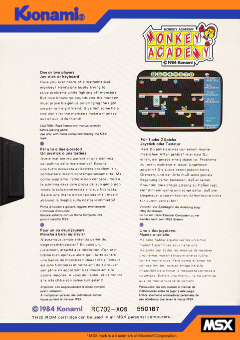 Monkey Academy - Dos