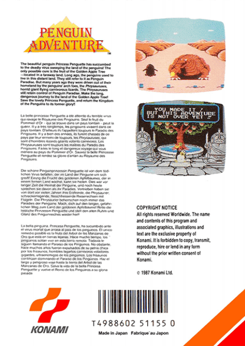 Penguin Adventure - Dos