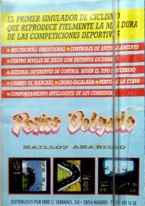 Perico Delgado Maillot Amarillo - Dos