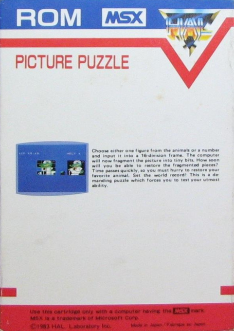 Picture Puzzle - Dos