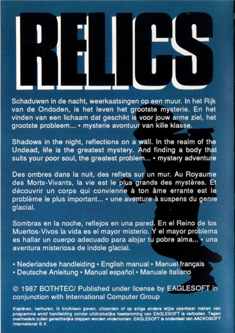 Relics - Dos