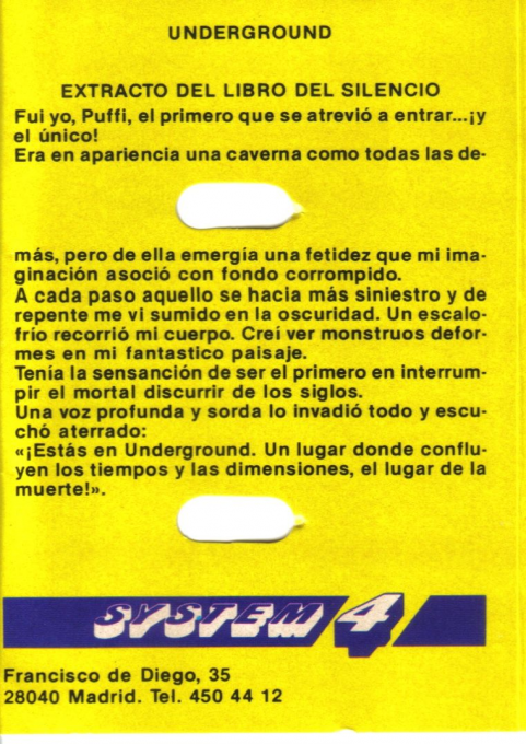 Underground - Dos