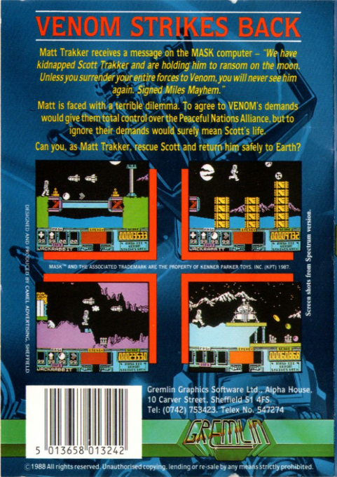 VENOM Strikes Back dos
