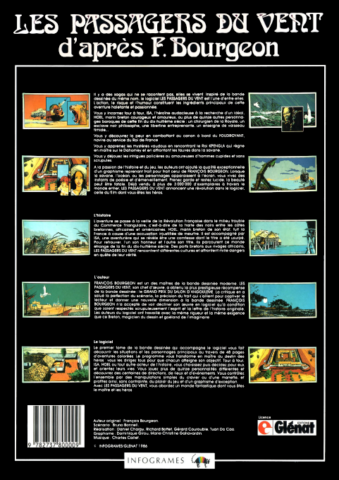 Les Passagers du Vent - Dos