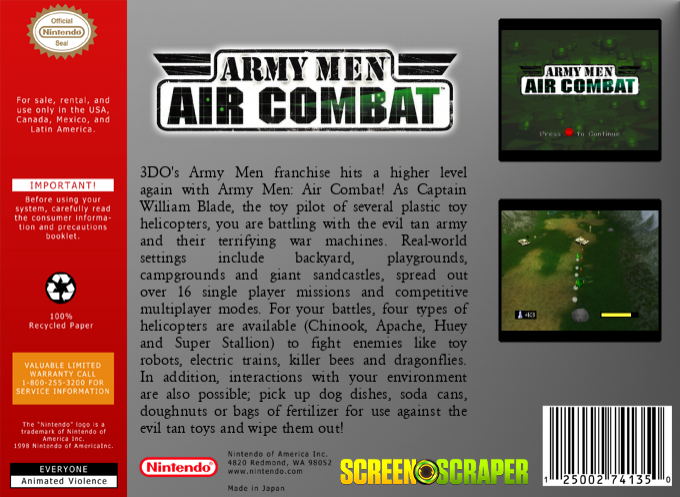 Army Men : Air Combat - Dos