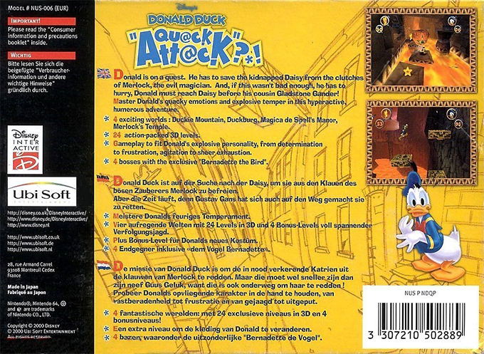 Donald Duck: Cou@k Att@ck ?*! - Dos